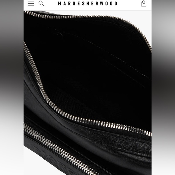 Marge Sherwood Outpocket Hobo Mini (black glossy plain) - Picture 6 of 16